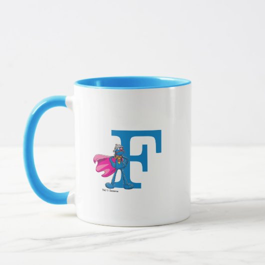 Mug Super Grover Monogramme F (Gauche)
