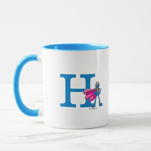 Mug Super Grover Monogramme H (Gauche)