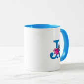 Mug Super Grover Monogramme J (Devant droit)