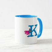 Mug Super Grover Monogramme K (Devant droit)