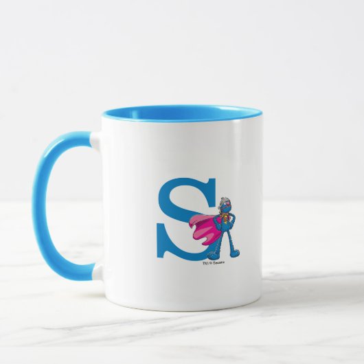 Mug Super Grover Monogramme S (Gauche)