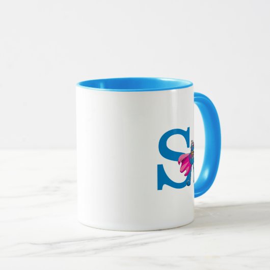Mug Super Grover Monogramme S (Devant droit)