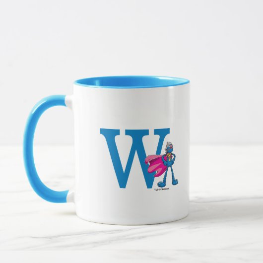 Mug Super Grover Monogramme W (Gauche)