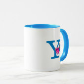 Mug Super Grover Monogramme Y (Devant droit)