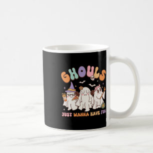 Mug Super Halloween Ghouls veut juste avoir une danse 