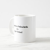 Mug Super Hero Professionnel Administratif (Devant gauche)