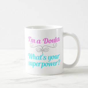 Mug Super héros mignon de Doula
