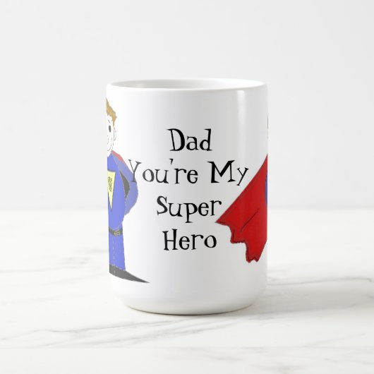 Mug Super Héros - Papa (Centre)