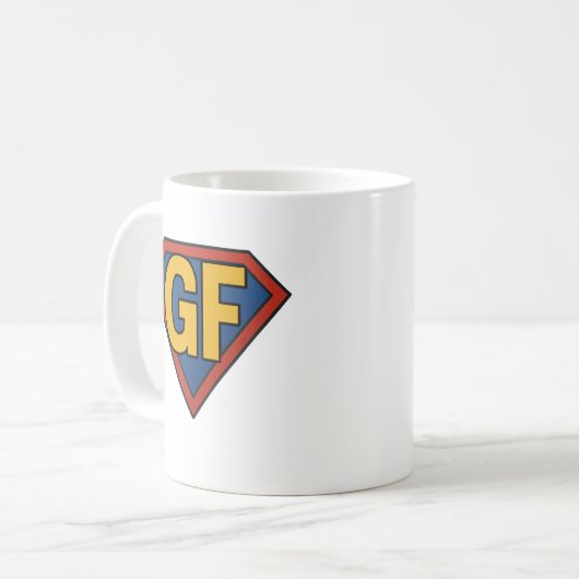 Mug Super-héros sans gluten (Devant gauche)