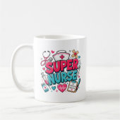 Mug Super Infirmière Fantaisiste  (Gauche)