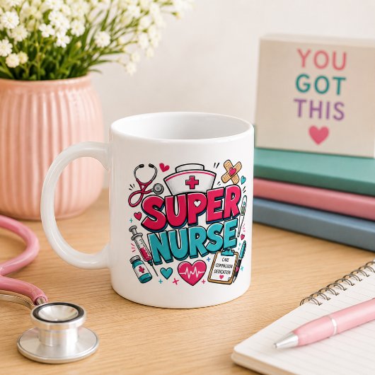 Mug Super Infirmière Fantaisiste 