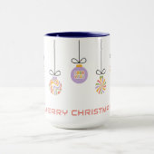 Mug Super Joyeux Noël Décorations Baubles (Centre)