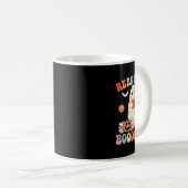 Mug Super Lire Plus Livres Joli Ghost Boo Funny Hallow (Devant droit)