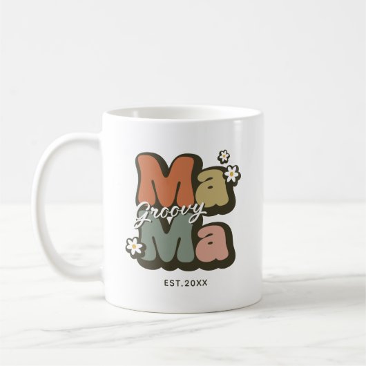 Mug Super Mama Retro (Gauche)