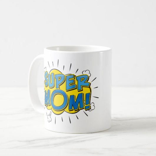 Mug Super Maman (Devant gauche)