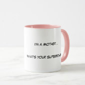 Mug Super-Maman (Devant droit)
