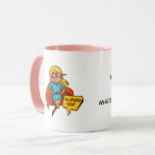 Mug Super-Maman (Devant gauche)