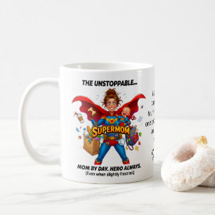 Mug Super Maman Avec Citation Drôle Fête des Mères