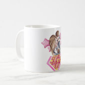 Mug super maman, cadeau de jour de la mère Mug, 11 oz (Devant gauche)