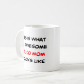 Mug super maman calico chat (Devant gauche)