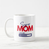 Mug Super Maman Chargement de la citation de la Fête d (Gauche)