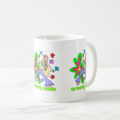 Mug Super maman hippie (Devant droit)