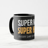 Mug Super maman mignon câlin (Devant gauche)
