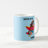 Mug Super Maman personnalisée (Devant droit)