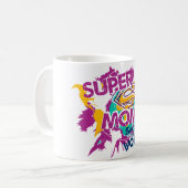 Mug Super Maman sauve le monde (Devant gauche)
