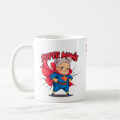Mug Super Mamie 2 message d'amour pour les mamies (Gauche)