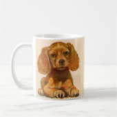 Mug super mignon 1940s cocker spaniel chiot (Gauche)