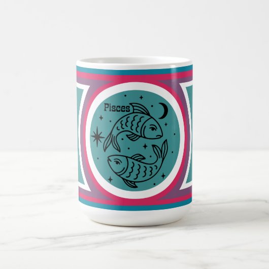 Mug Super Mod Pisces Zodiac Musique (Centre)
