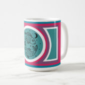 Mug Super Mod Pisces Zodiac Musique (Devant droit)
