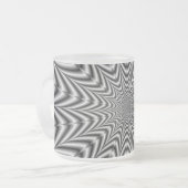 Mug Super Nova en noir et blanc (Devant gauche)