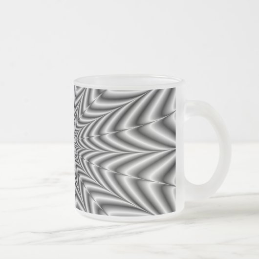 Mug Super Nova en noir et blanc (Droit)