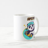 Mug Super Panda Skateboard Long Sleeve (Devant droit)