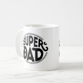 Mug Super papa (Devant gauche)