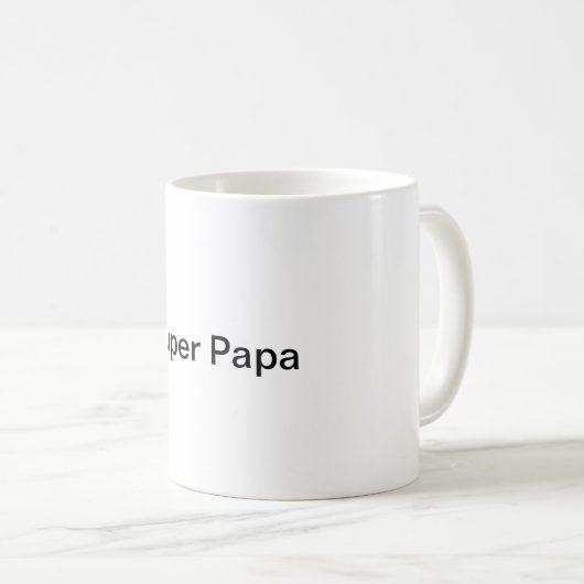 Mug Super Papa (Devant droit)