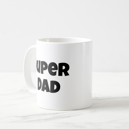 Mug Super papa (Devant gauche)