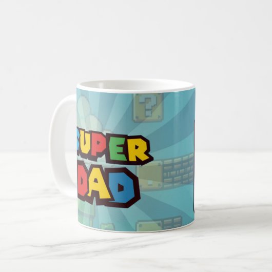 Mug Super papa (Devant gauche)