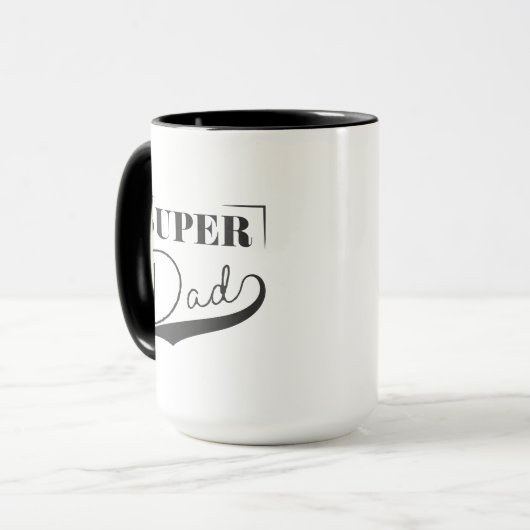 Mug Super papa (Devant gauche)