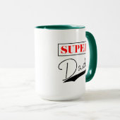 Mug Super papa (Devant droit)