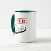 Mug Super papa (Devant gauche)