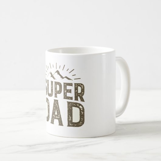 Mug Super papa (Devant droit)
