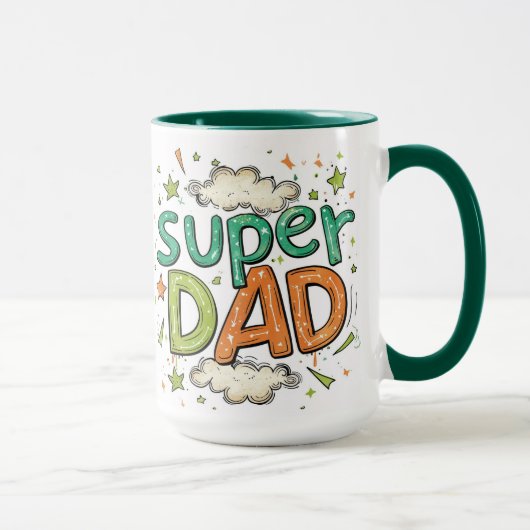Mug Super papa (Droite)