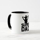Mug super papa 2025 (Devant gauche)
