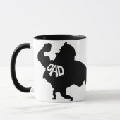 Mug Super papa | Cadeaux pour papa | Papa Cadeau d'ann (Gauche)