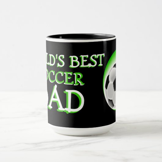 Mug Super Papa de Foot Cool Fun Incroyable (Centre)