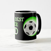 Mug Super Papa de Foot Cool Fun Incroyable (Devant droit)