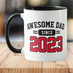Mug Super papa depuis XX Athlétique Fête des pères mod